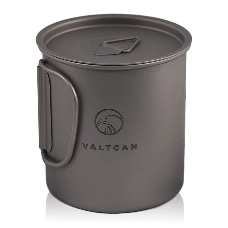 Valtcan 450ml Titanium Camping Cup with Tight Lid 15.2oz or 1.9 Cups Capacity - Image 4